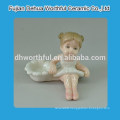 Ceramic home decoration with dancing girl design